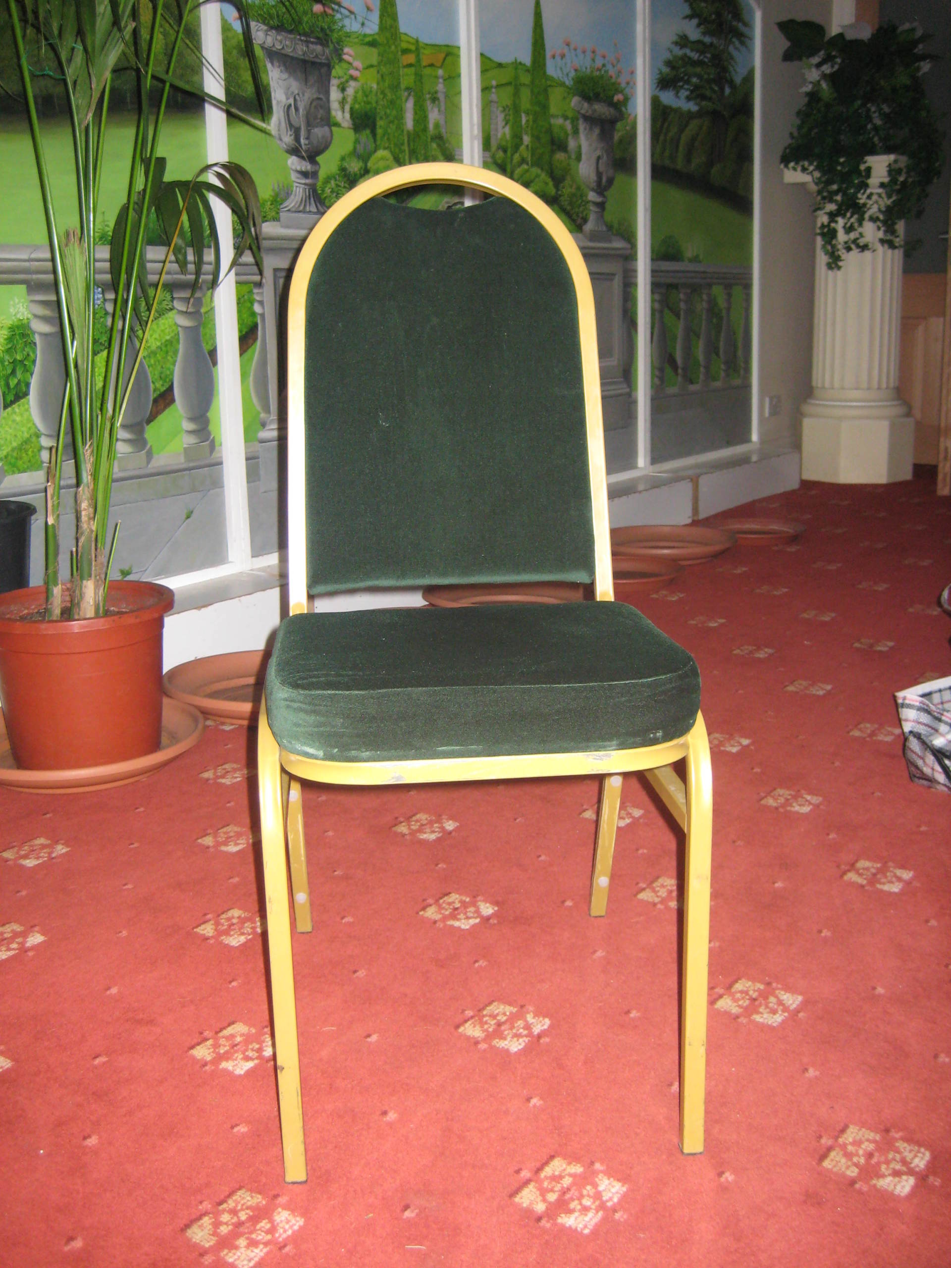 green chair